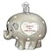 Old World Christmas Babys 1st Elephant Glass Blown Ornament for Christmas Tree Handcrafted Holiday Decoration Babys First Christmas Collection