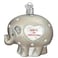 Old World Christmas Babys 1st Elephant Glass Blown Ornament for Christmas Tree Handcrafted Holiday Decoration Babys First Christmas Collection