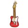 Old World Christmas The Rolling Stones Guitar Glass Blown Ornament for Christmas Tree Handcrafted Holiday Decoration Music Collection