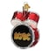 Old World Christmas ACDC Drum Set Glass Blown Ornament for Christmas Tree Handcrafted Holiday Decoration Music Collection