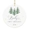 Chiranrise Baby First Christmas Ornament 2026 Babys First Christmas Ornament 2026 My First Christmas Ornaments 29 Ceramic Babys 1st Christmas Decorations