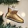 Old World Christmas Sheepskin Boot Glass Blown Ornament for Christmas Tree Handcrafted Holiday Decoration Fashion Collection