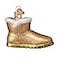 Old World Christmas Sheepskin Boot Glass Blown Ornament for Christmas Tree Handcrafted Holiday Decoration Fashion Collection