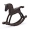 BRASSTAR Cast Iron Rocking Horse Statue 63 Garden Home Office Desk Decor Collection Childlike Figurine TQZDPT47
