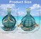 BWTRQ 2Pcs Sea Turtle Meditating Yoga Statues Beach Home OfficeBedroom Decor Resin Zen Turtle Figurines for Beachy Decor