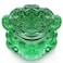 MDLUU 2Pack Money Toad Statues Feng Shui Crystal Fortune Frogs Good Luck Charm Wealth Frogs for Cash Register Office Desk House Warming Store Opening Gift Green