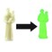Westmon Works St Anthony Statue Glow in the Dark Mini Figurine Set with Laminated Patron Saint of Lost Causes Holy Card