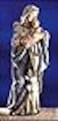 Avalon Gallery Ave Maria Collection Figurine Hand Painted Catholic Resin Statue 2325Inch Madonna Child Figurine