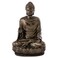 Top Collection Mini Shakyamuni Buddha Decorative Statue Hand Painted Enlightened One Sculpture with Bronze Finish Look 3Inch Supreme Buddha Collectible Figurine