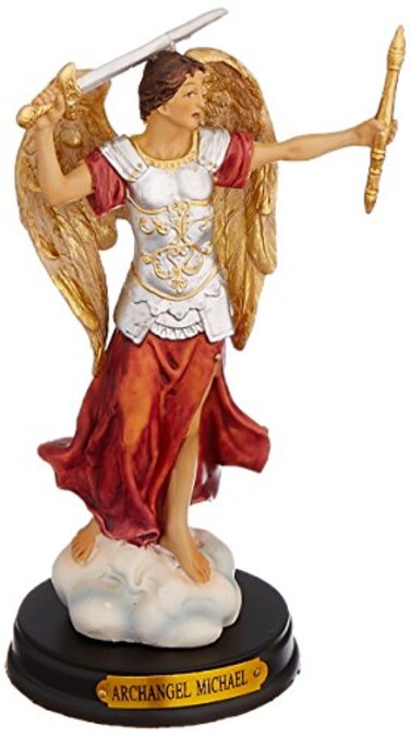 Paykoc Imports 5Inch Archangel Michael Holy Figurine Religious Decoration Statue