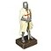 Zeckos Medieval Templar Knight in Battle Armor Painted Resin Statue Figurine 10 Inches High Capturing the Spirit of Medieval Courage Chivalrous Valor and Honor