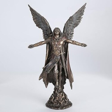 JFSM INC. Ascending Saint Michael Archangel Statue 11inch