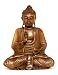 G6 Collection Wooden Serene Sitting Buddha Statue Handmade Meditating Sculpture Figurine Decorative Home Decor Accent Rustic Handcrafted Art Traditional Modern Contemporary Oriental Decor 8 Tall