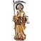 Pacific Giftware Santa Muerte Saint of Holy Death Standing Religious Statue 10 Inch Power Prosperity SuccessGold