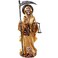 Pacific Giftware Santa Muerte Saint of Holy Death Standing Religious Statue 10 Inch Power Prosperity SuccessGold