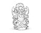 Myhealingworld Ganesh Statue Natural Crystal Quartz Gemstone Ganesha Success and Good Luck Crystal Sculpture Pocket Size Ganesha Statue