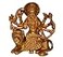 Purpledip Hindu Goddess Shera Wali Durga Ma Statue Solid Brass Metal Idol for Home Temple Office Table Or Shop Puja Shelf Religious Gift 10681