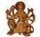 Purpledip Hindu Goddess Shera Wali Durga Ma Statue Solid Brass Metal Idol for Home Temple Office Table Or Shop Puja Shelf Religious Gift 10681
