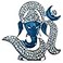 FURE BFashionable Om Ganesha Idol Blue