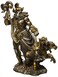 Pacific Giftware Greek God of Underworld Hades with Cerberus Dog Statue Roman Figure