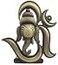 FURE BFashionable Antique Om Ganesha Idol Antique Bronze
