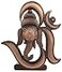 FURE BFashionable Antique Om Ganesha Idol Antique Copper