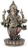 JFSM INC. Standing Ganesh Ganesha Hindu Elephant God of Success Statue 7 12inch