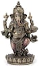 JFSM INC. Standing Ganesh Ganesha Hindu Elephant God of Success Statue 7 12inch
