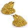 MDLUU 2 Pcs Money Toad Statue Feng Shui Three Legged Toad with Coin Lucky Charm Wealth Frog for Cash Register Office Desk House Warming Store Opening Gift Gold
