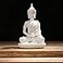 Carefree Fish Buddha Statue Minimalist Sandstone Decoration Buda Decor Bring Home a Ray of Sunshine 4Inch