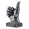 Nice purchase Hand Finger Gesture Desk Statues Fingers Sculpture Creative Home Living Room Cabinet Shelf Decoration Thumbsup in Silver