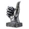 Nice purchase Hand Finger Gesture Desk Statues Fingers Sculpture Creative Home Living Room Cabinet Shelf Decoration Thumbsup in Silver