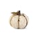 K&K Interiors KK Interiors 41220BWH 525 Inch Cream Braided Cornhusk Pumpkin with Grapevine Accents