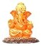 ASHIRWAD 25 Small Ganesha Statue Sculpture Mini Lord Ganesh Ganpati Polyresin Idol in Multicolour Ganesha01