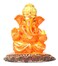 ASHIRWAD 25 Small Ganesha Statue Sculpture Mini Lord Ganesh Ganpati Polyresin Idol in Multicolour Ganesha01