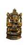 Tarini Gallery Ganesh Ganesha Ganpati Wooden Statue Sculpture Idol Murti for Home Temple Desk Decoration Pooja Gifting Indian 7 Inch