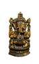 Tarini Gallery Ganesh Ganesha Ganpati Wooden Statue Sculpture Idol Murti for Home Temple Desk Decoration Pooja Gifting Indian 7 Inch