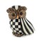 MACKENZIE-CHILDS MACKENZIECHILDS Owl Fall Owl Decor for Home BlackandWhite Courtly Stripe