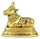 ASHIRWAD Nandi Brass Idol Statue Sculpture Murti God of Yoga Shiva Vahan Bull Nandi04