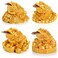 ZENFUN 4 Pack Money Frog Lucky Coin Fortune Toad Statue Lucky Charm Wealth Frog for Home Office Decoration Good Lucky Gifts Gold