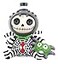 SUMMIT COLLECTION Furry Bones Webster Spider Statue