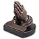 Lighthouse Christian Products Praying Hands Bronze Tone 875 Inch Resin Stone Sculpture Figurine