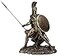UNICORN STUDIO 135 Greek Military King Leonidas Statue Bronze Finish