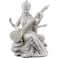 Top Collection Saraswati Statue Hindu Goddess of Knowledge Music Art Sculpture in White Marble Finish 575Inch Figurine
