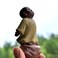 Kingzhuo Ceramic Little Cute Buddha Statue Monk Figurine Creative Ornaments Gift Classic Delicate Ceramic Figurines 4 Inches High