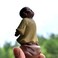 Kingzhuo Ceramic Little Cute Buddha Statue Monk Figurine Creative Ornaments Gift Classic Delicate Ceramic Figurines 4 Inches High