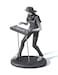 HAUCOZE Musician Statue Music Figurine Gift Home Decor Table Centerpiece Sculpture for Piano Studio Bedroom Polyresin 10 Inch