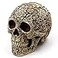 UJOY Creative Skull Flowers Sculpture 81 Human Head Skeleton Statue Collectible Halloween Decoration Home Decor