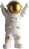 Joylern Spaceman Statue Astronaut Figurine Resin Spaceman Model Ornament Astronaut Sculpture for Home Office Desktop Tabletop Decoration Gold Victory