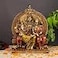 zig zag Lord Shiva Family Shiv Parivar Religious Statue Idol for Pooja Room Mandir Temple Gift Size 8 inches